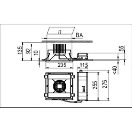 Ridi LED-Einbaudownlight 1 16W weiß
