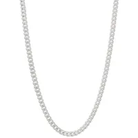 HOPLO Panzerkette Silberkette Panzerkette Länge 50cm - Breite 1,2mm - 925 Silber, Made in Germany silberfarben 50 cm Unisex