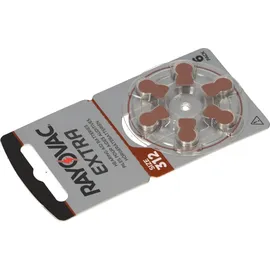 Rayovac Extra Advanced 312 PR41 6 St