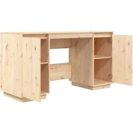 vidaXL Schreibtisch 140x50x75 cm Massivholz Kiefer