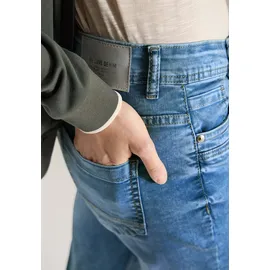 Cecil Mid Waist Slim Leg Jeans im Casual Fit Light Blue Washed 28 - 28W / 26L