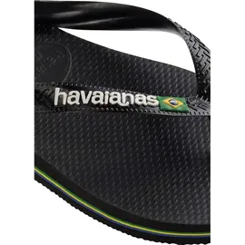 havaianas Brasil Logo Schwarz 39
