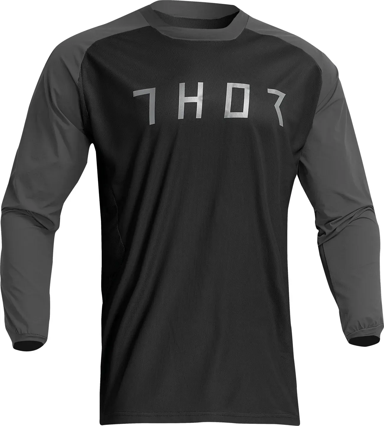 Thor Terrain, jersey - Noir/Gris Foncé - 3XL