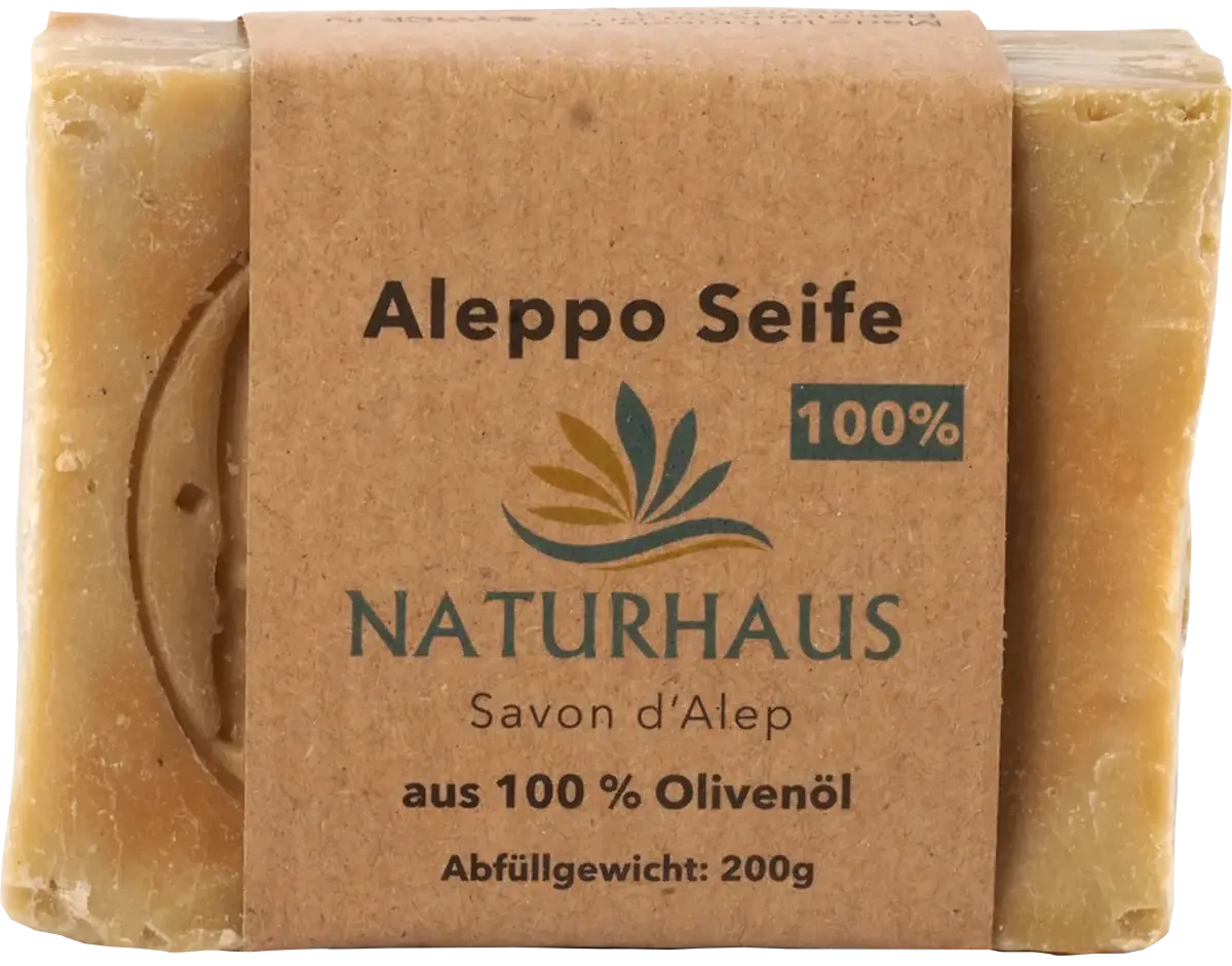 NATURHAUS Aleppo Seife aus 100 Prozent Olivenöl