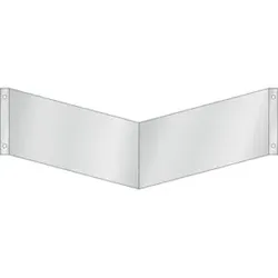 Nasenschild Wandmontage für zwei Symbole groß, Typ: 02400