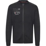 FQ1924 FQErland Herren, Zip-Jacke mit Stehkragen Jacke 21900122-ME-200278 Grau | M