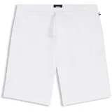 Boss Pyjamashorts Waffle Shorts Weiß M