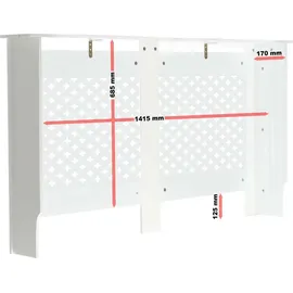toboli Heizkörperverkleidung 152x19x82cm