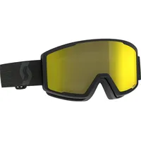 Scott Factor Pro Skibrille - Mineral Black - Amplifier Yellow Chrome/CAT2