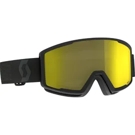 Scott Factor Pro Skibrille - Mineral Black - Amplifier Yellow Chrome/CAT2