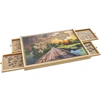 Hti-Living Holzbrett Puzzlebrett mit Auszügen 1000er