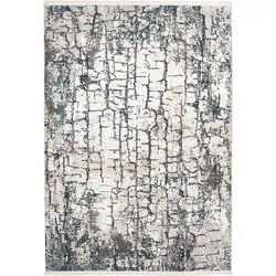 Kayoom Teppich Akropolis 125 Grau / Blau - XM84A-160-230