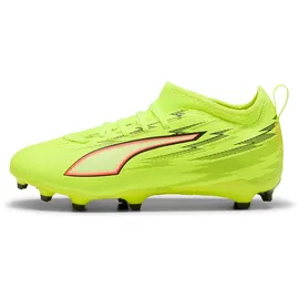 Puma Ultra 6 Match AG/FG Kinder yellow alert/puma black/glowing red/lime squeeze 34