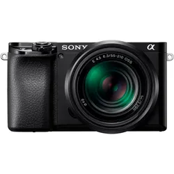 SONY Kompaktkamera "Alpha 6100 + 16-50mm Objektiv", schwarz, B:12cm H:6,69cm T:5,94cm, Fotokameras