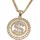 URBAN CLASSICS Dollar Diamond Necklace Gold / Weiß