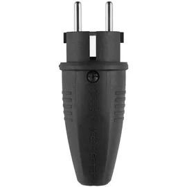ABL Schutzkontakt-Stecker Orig., schwarz