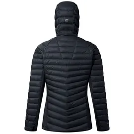Berghaus Tephra 2.0 Kapuzen-Isolierjacke für Jacket, Damen Jacke, 8 (34), BLACK/BLACK, Berghaus - Schwarz