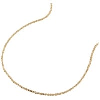 Schmuck Krone Goldkette 0,6mm feine Kette aus 585 Gelbgold, 42cm, Gold 585 goldfarben