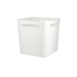 Rotho Aufbewahrungsbox Brisen 29,1 x 29,1 x 28,1 cm weiß