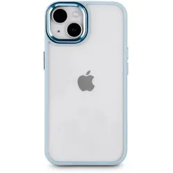138172 Cam Protect Cover für Apple iPhone 13 (Blau, Transparent)
