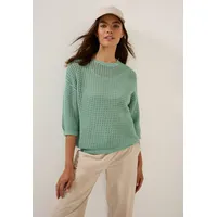 Cecil Strickpullover, in Häkel-Optik Cecil matcha green | Gr.: