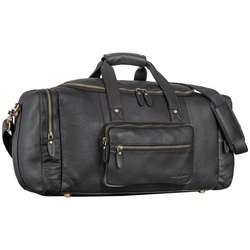 STILORD Reisetasche „Journey“ Reisetasche groß Leder schwarz