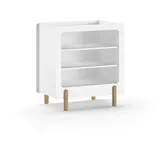 58 aufm Kessel Wickelkommode, Weiß, Holzwerkstoff, 88x95x54 cm, Babymöbel, Wickelkommoden | Zubehör, Wickelkommoden