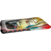 GILDE GLAS art Casablanca by Gilde, Dekoschale, Schale Confuso