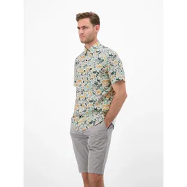 Lerros Modern Fit Kurzarmhemd Gelb L