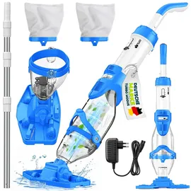 tillvex Poolsauger Blau/Grau 15 m3