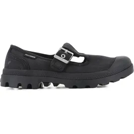 Palladium Pampa M Washed Mary Jane Flat Schwarz 43