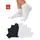 GO IN Kurzsocken 8er Pack Schwarz/Weiß 39-42