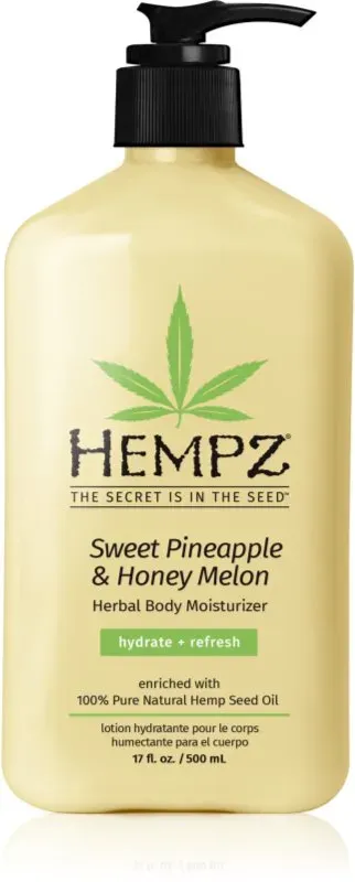 HEMPZ Sweet Pineapple Honey Melon feuchtigkeitsspendende Bodylotion 500 ml