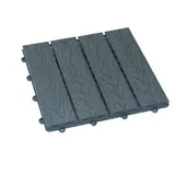 Home Deluxe WPC Klickfliesen BAVARO PREMIUM Anthrazit 10 m2