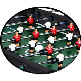 CARROMCO Kickertisch Deutschland-XT Fußballtisch Kicker Limitierte EM-Edition 4x Kickerbälle - Schwarz/Rot/Gold