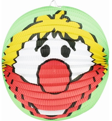 Clown-Lampion in Ballonform
