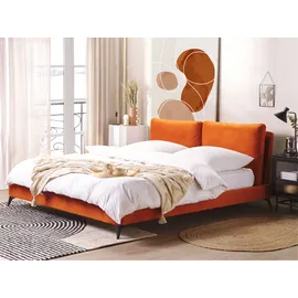 Beliani Melle 180 x 200 cm Orange
