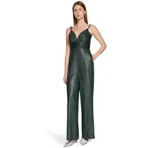 Vera Mont Damen mit Glanzeffekt 42, Dark Green/Grey - 42W