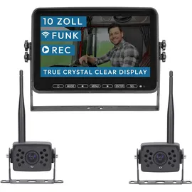 VSG Rückfahrkamera 10" FUNK-Set ELEMENT WIRED HD