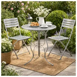 Hti-Living Gartentisch Lani 55 x 55 x 70 cm Grau