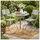 Hti-Living Gartentisch Lani 55 x 55 x 70 cm Grau