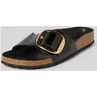 Slides mit Logo-Prägung Modell 'Madrid', Black, 38