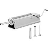 Royal Catering Wurstfüller horizontal Wurstfüllmaschine Wurstspritze Wurstpresse Edelstahl 7 L