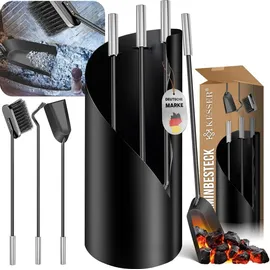 Kesser Kaminbesteck Set 4-tlg. schwarz
