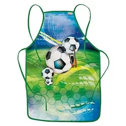 ROTH Jungen Kinder Malschürze Fußball blau Einheitsgröße 1 St.