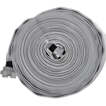 vidaXL Flachschlauch 30 m schwarz