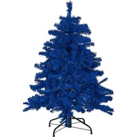 Beliani Künstlicher Weihnachtsbaum 120 cm blau Farnham