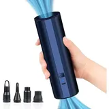 Kabellose Elektrische Luftpumpe Mit Zwei Wiederaufladbaren 2000-mah-akkus Für Schwimmbecken, Schlauchboote Und Luftmatratzen. Schnelles Aufpumpen Dank Vier Düsen.