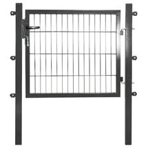 PEDDY SHIELD Gartentor 100 x 80 cm Grau/Stahl