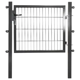 PEDDY SHIELD Gartentor 100 x 80 cm Grau/Stahl